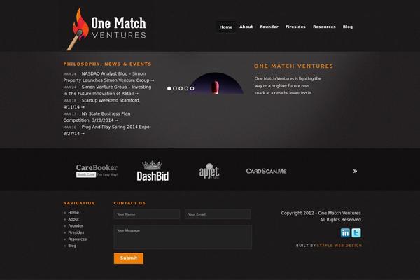 onematchventures.com site used Onematch