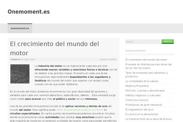 onemoment.es site used Coller
