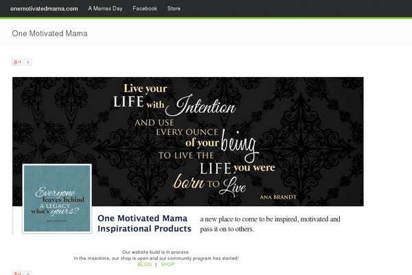 onemotivatedmama.com site used Irespond