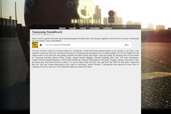 WordPress website example screenshot