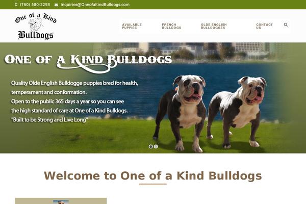 oneofakindbulldogs.com site used Petcare-child