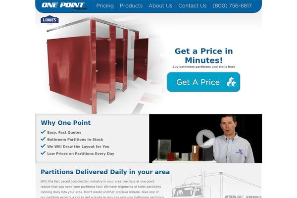 onepointpartitions.com site used Onepoint