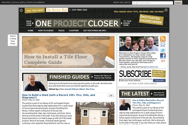 oneprojectcloser.com site used Opc-new
