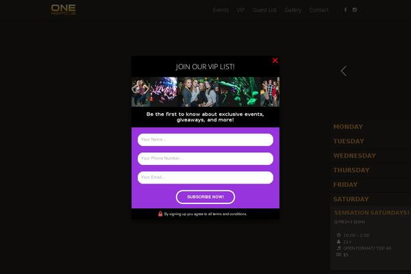 WordPress website example screenshot