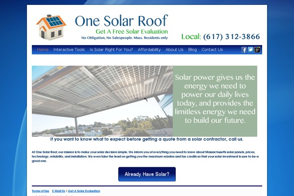 WordPress website example screenshot