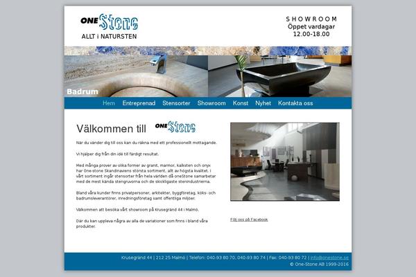 onestone.se site used Onestone