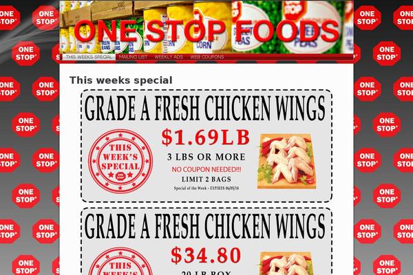onestopfoods.com site used One_stop