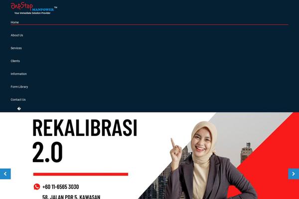 WordPress website example screenshot