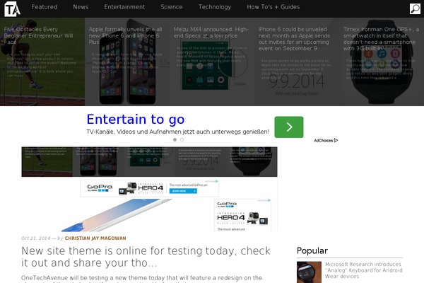 onetechavenue.com site used Onetechavenue