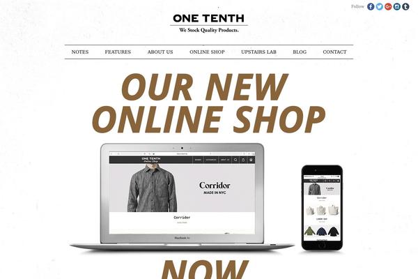 onetenth.jp site used Onetenth-2017