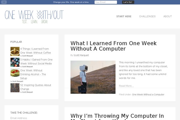 WordPress website example screenshot