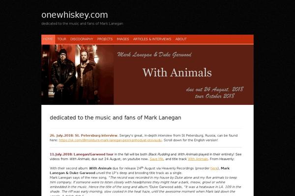 onewhiskey.com site used Tungsten