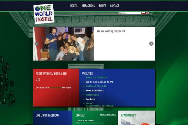 oneworldhostel.eu site used Owhtheme