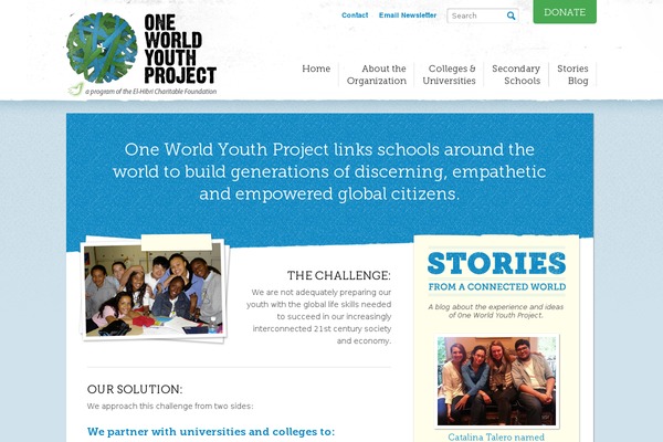 oneworldyouthproject.com site used Owyp