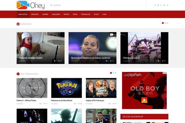 oney.tv site used VideoTube