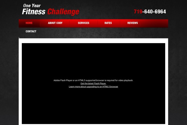 Fitness theme site design template sample