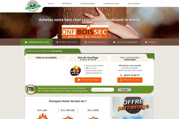 onfboissec.fr site used Twentyten-onfeb-child