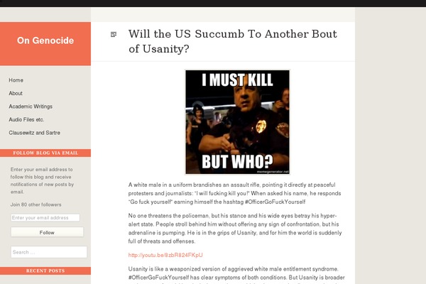 WordPress website example screenshot