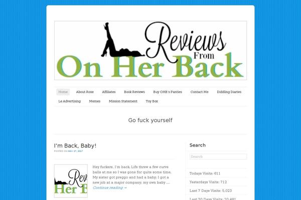 onherback.com site used WP Diary