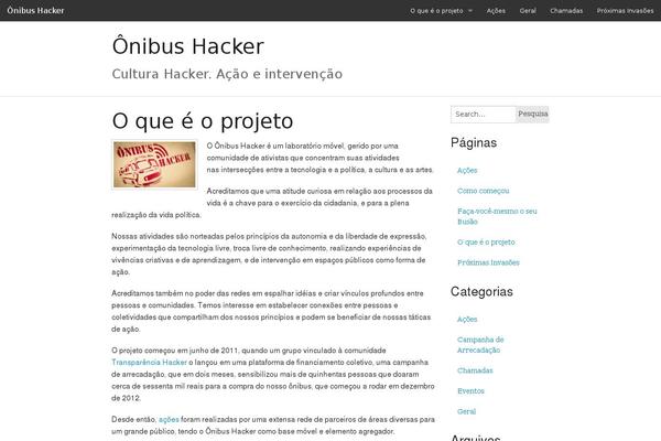 onibushacker.org site used Clean Yeti Basic