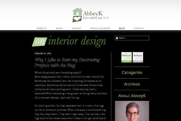 oninteriordesign.com site used Abbeyk