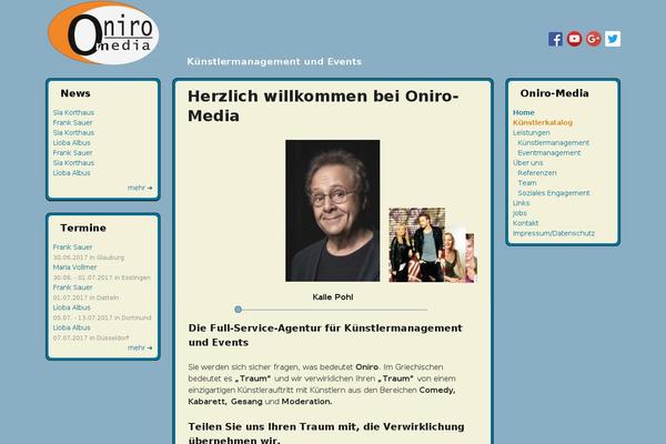 oniro-media.com site used Oniro2016