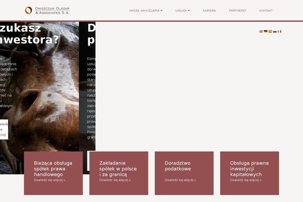 Hueman theme site design template sample