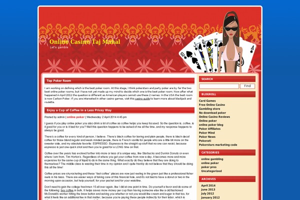 online-casino-taj-mahal.com site used Onlinecasinotemplate238