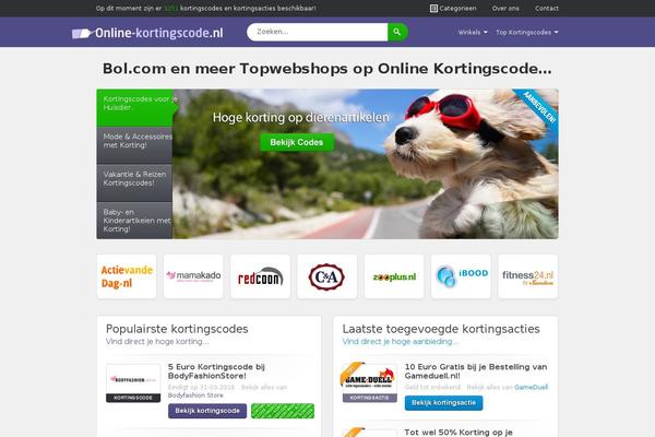 online-kortingscode.nl site used Onlinekortingscode