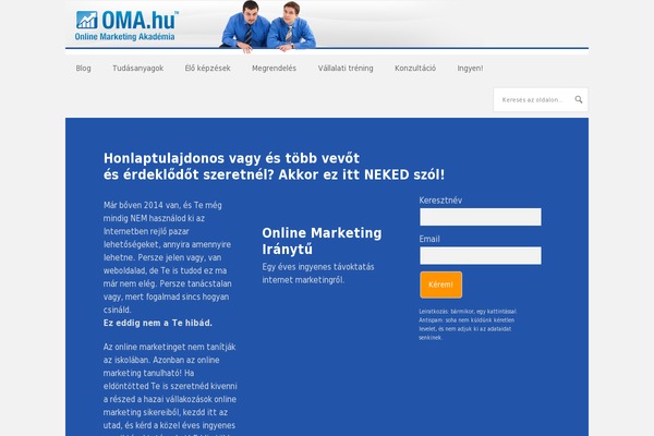 online-marketing-akademia.hu site used Executive