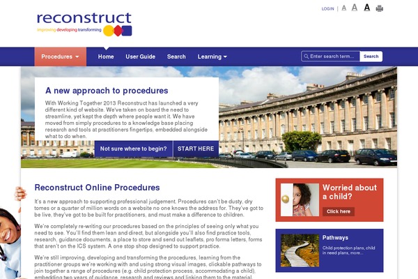 online-procedures.co.uk site used Reconstruct_v3