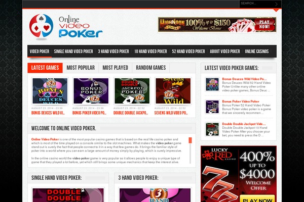 online-video-poker.us site used Videopoker