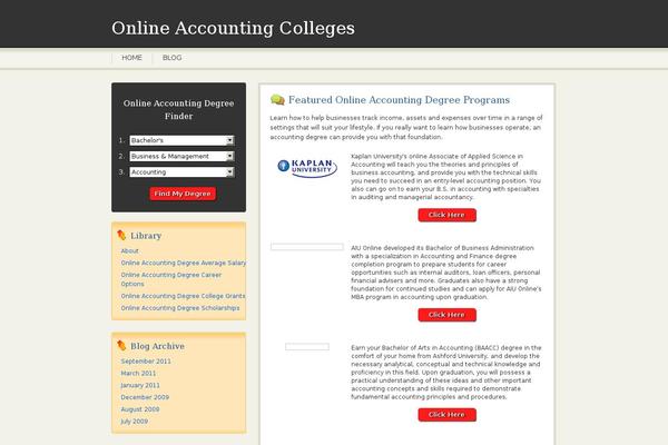 onlineaccountingcolleges.com site used Orange-pop