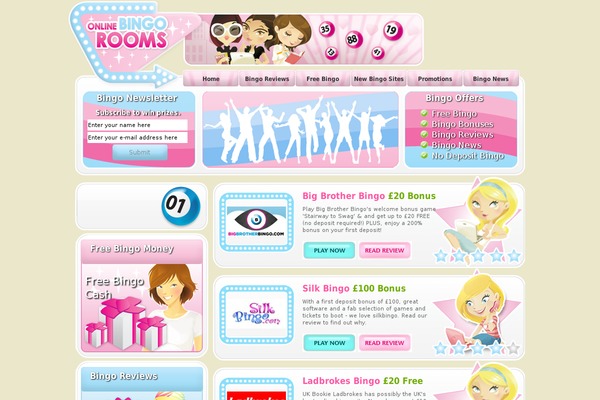onlinebingorooms.org site used Lemonpress