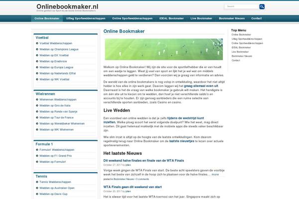 onlinebookmaker.nl site used Blog-belt