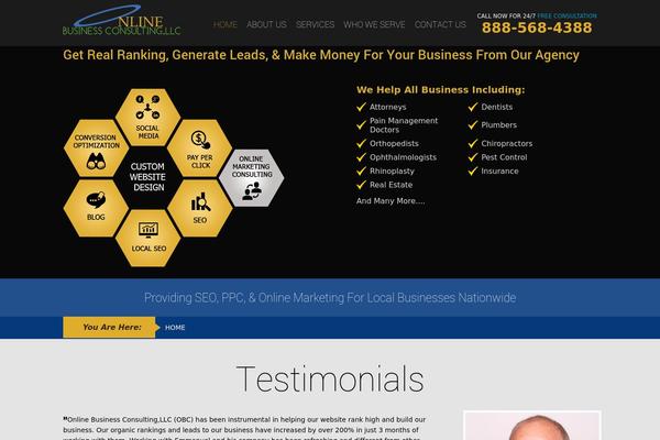 WordPress website example screenshot