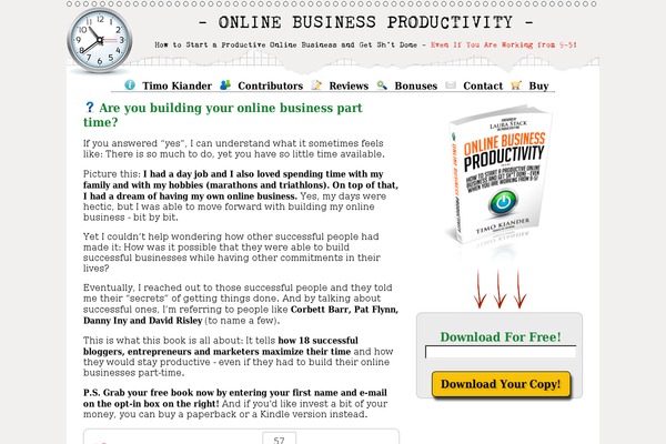 onlinebusinessproductivity.com site used Onlinebusinessproductivity