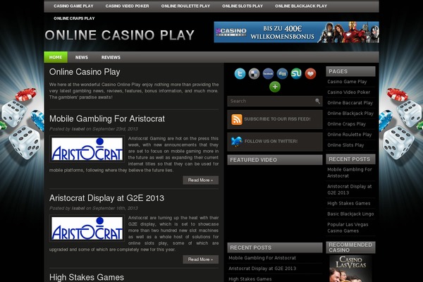onlinecasinoplay.com site used Gameport