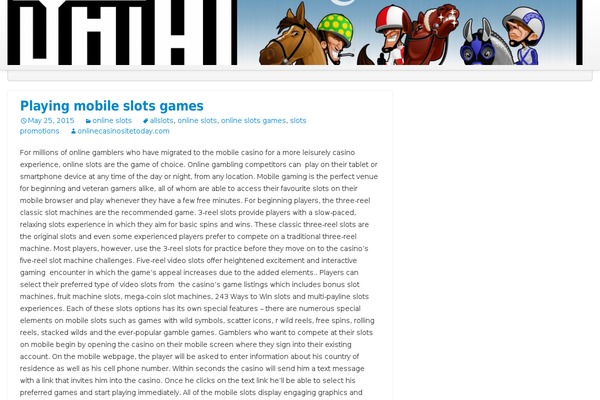 WordPress website example screenshot