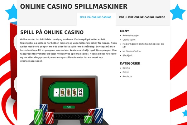onlinecasinospillmaskiner.com site used Point