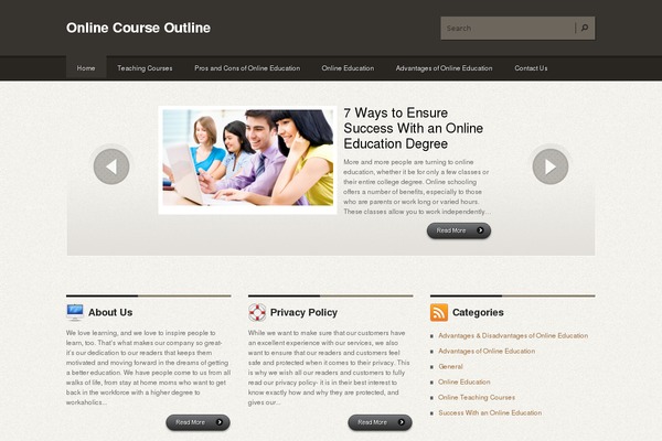 onlinecourseoutline.com site used Nitrogenate