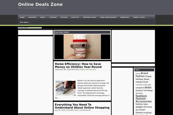 onlinedealszone.com site used Vimage