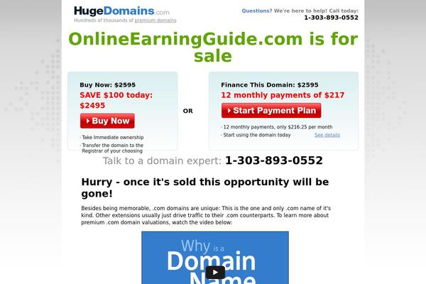 onlineearningguide.com site used Newspaper_theme