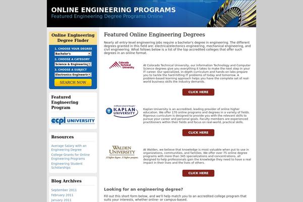 onlineengineeringprograms.org site used Overly-enthusiastic