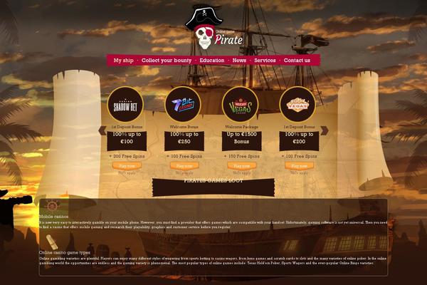 Oshine theme site design template sample