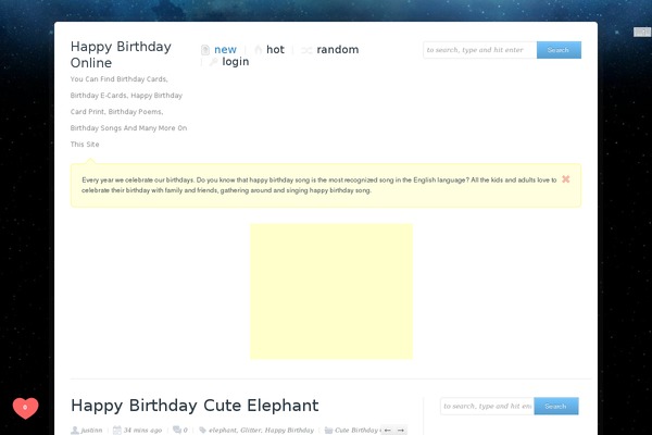 Hestia theme site design template sample