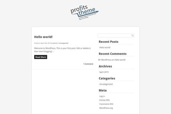 Profitstheme_11 theme site design template sample