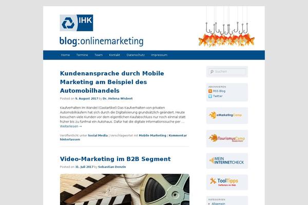onlinemarketing-ihk.de site used Ihk