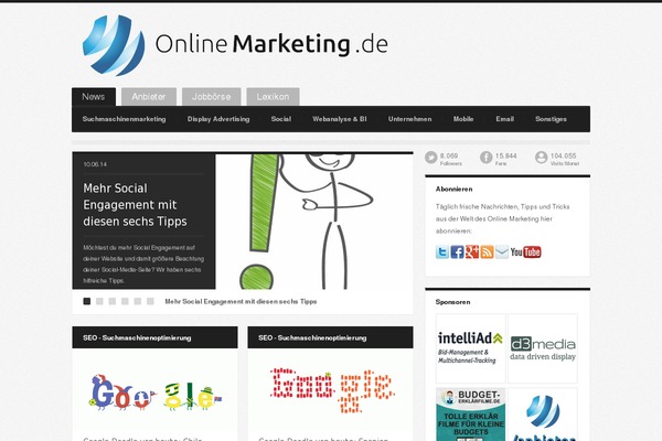 onlinemarketing.de site used Om2019