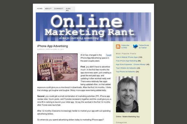 WordPress website example screenshot